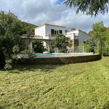 Villa A Casa Di Ficu A 14kms D'ajaccio Et Des Plages Avec Piscine Jacuzzi Petanque Sans Vis A Vis *