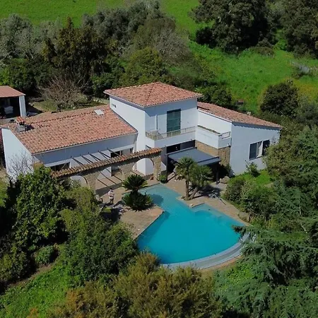 Villa A Casa Di Ficu A 14kms D'ajaccio Et Des Plages Avec Piscine Jacuzzi Petanque Sans Vis A Vis Peri