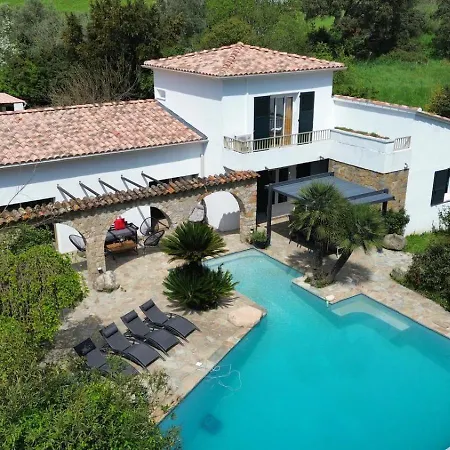 Villa A Casa Di Ficu A 14kms D'ajaccio Et Des Plages Avec Piscine Jacuzzi Petanque Sans Vis A Vis *
