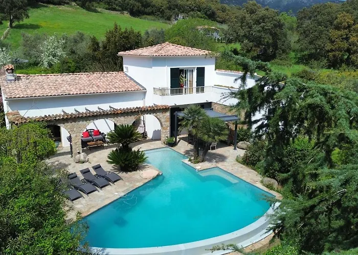 A Casa Di Ficu A 14kms D'ajaccio Et Des Plages Avec Piscine Jacuzzi Petanque Sans Vis A Vis